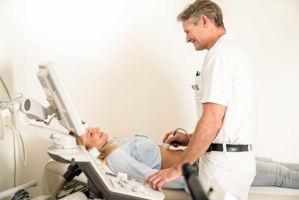 Ultraschalluntersuchung in der Klinik Bad Vigaun